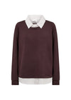 WaSABINA 119 - Bluse med Skjortedetaljer