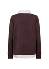 WaSABINA 119 - Bluse med Skjortedetaljer