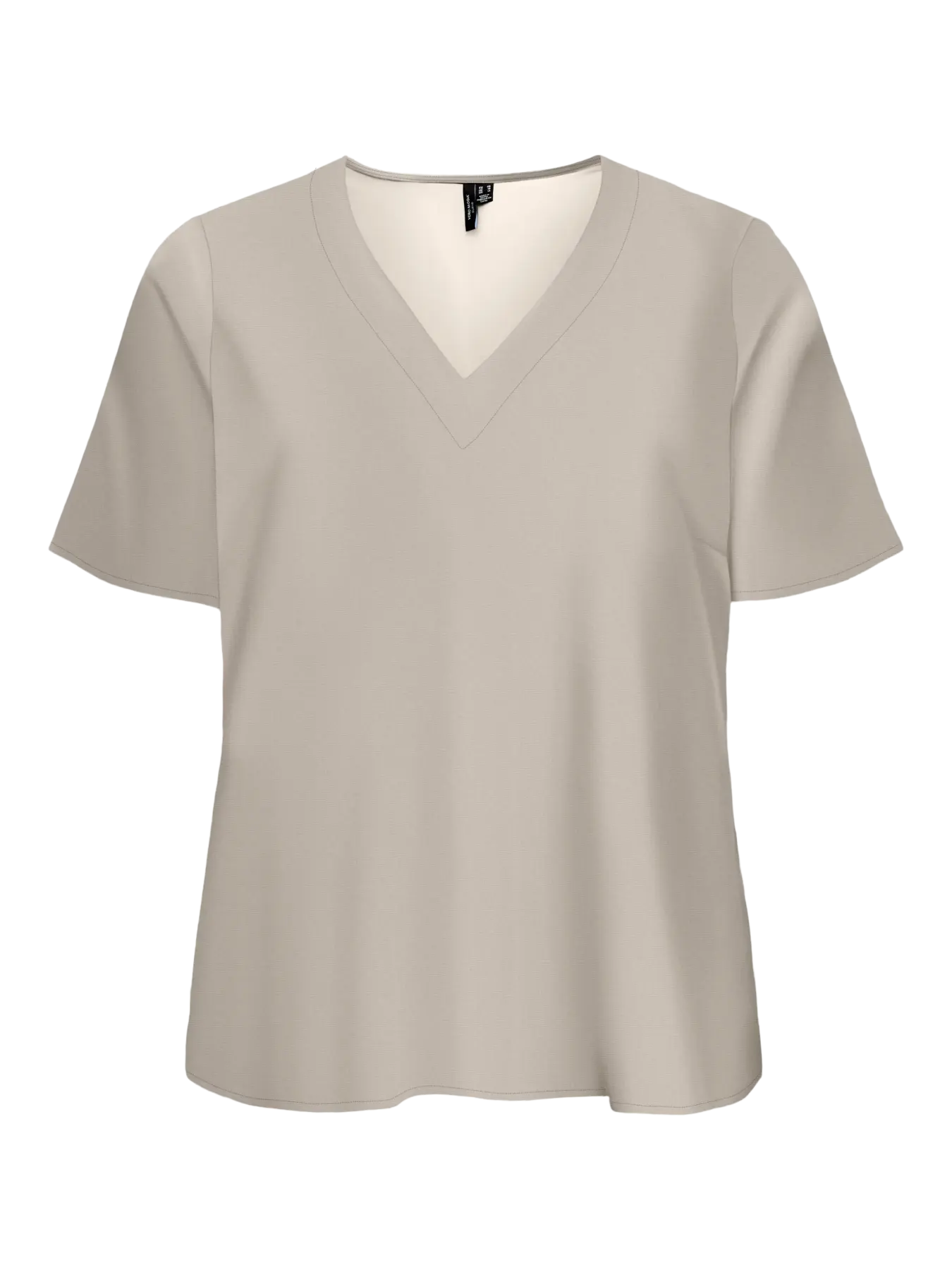 Vero Moda Curve Blusenshrt VMCMERLE 2/4 O-NECK TOP WVN GA CUR