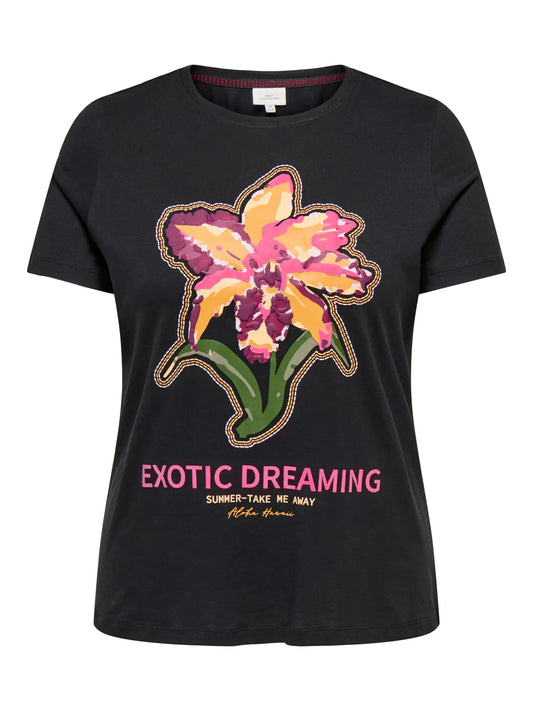 CARELLIOT - T-skjorte med trykk