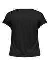 CarJulia - T-shirt med V-hals