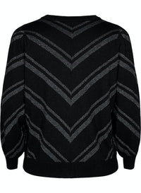 ZiMSHIMMER - LS STRIPE PULLOVER