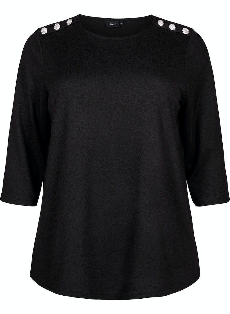 ZiVLUCCA - L/S BUTTON BLOUSE