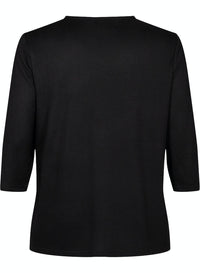 ZiVLUCCA - L/S BUTTON BLOUSE