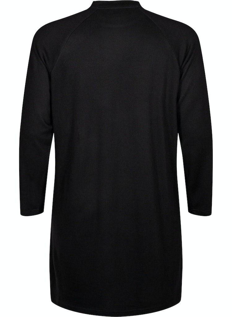 ZiVLUCCA - L/S BUTTON ABK DRESS