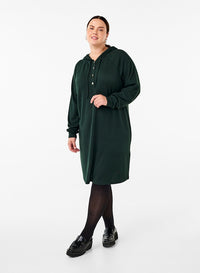 ZiVLUCCA - HOODIE KNEE DRESS