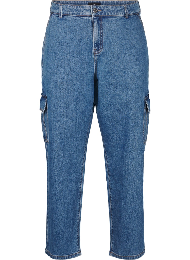 ZIJLIVA - HW STRAIGHT CARGO JEANS