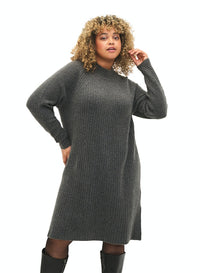 ZIMCOMFY RIB - L/S - ABK DRESS