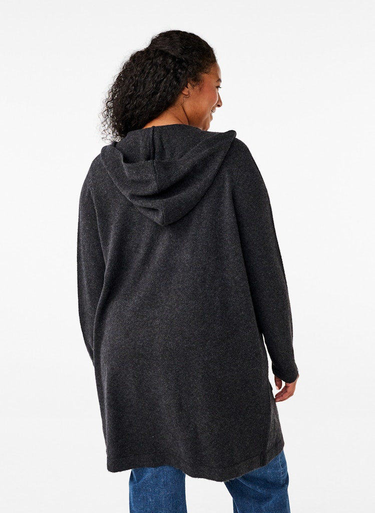 ZiMVISTA - L/S HOOD CARDIGAN