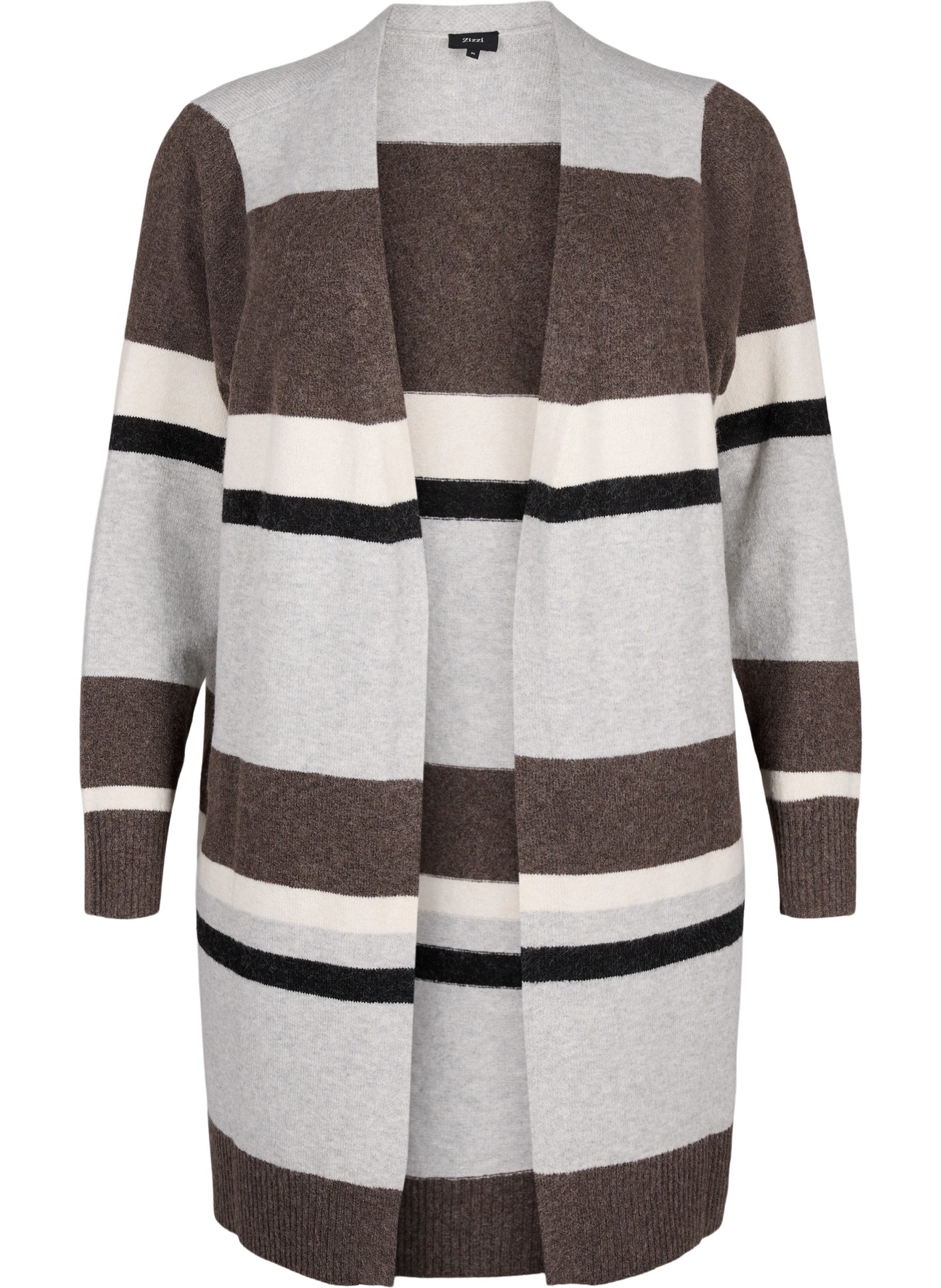 ZiCASUNNY STRIPE - L/S - CARDIGAN