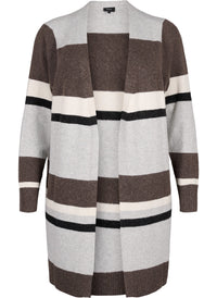 ZiCASUNNY STRIPE - L/S - CARDIGAN