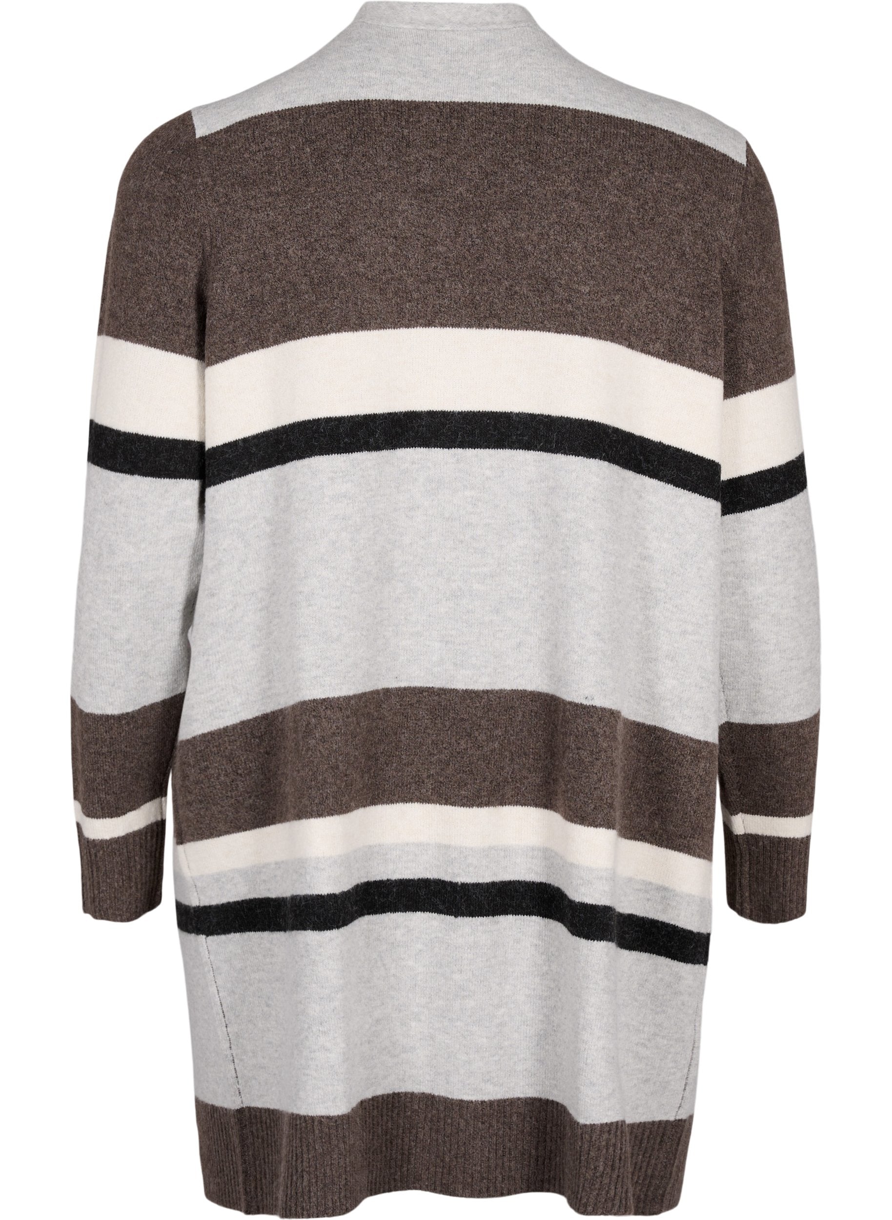 ZiCASUNNY STRIPE - L/S - CARDIGAN