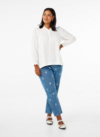 ZiJELENA - CROPPED MOM MILLE JEANS