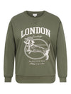 CarAmelia - Langærmet Sweatshirt med Print