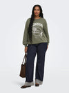 CarAmelia - Langærmet Sweatshirt med Print