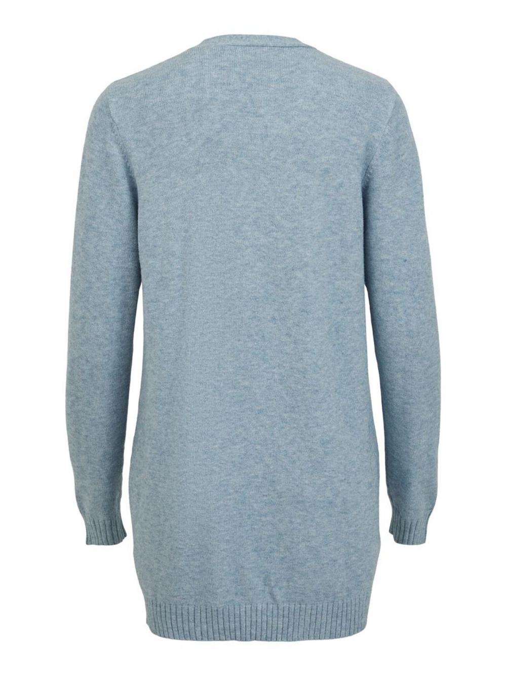 VIRIL ÅPEN L/S STRIKKET CARDIGAN/CUR - NOOS