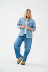 CAROCEAN - Oversized denimjakke