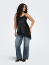 Carindona Satin Stroptop i blonde