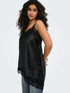 Carindona Satin Stroptop i blonde