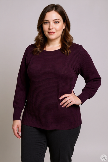 CARAdaline - Strikbluse