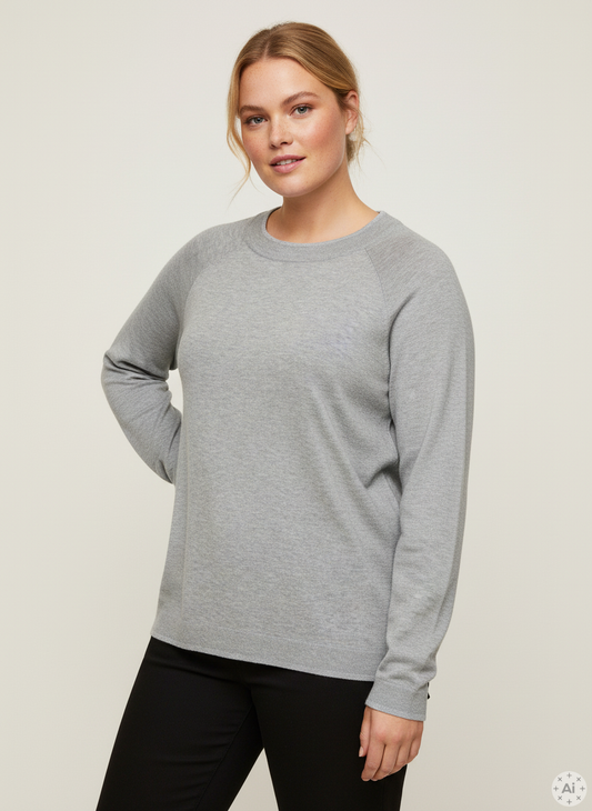 VmcHappiness - Langærmet Strikbluse