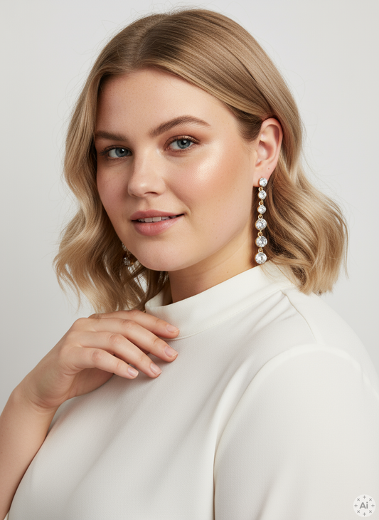 PCFreja - Øreringe med Sten