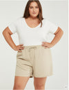 CpESRANNA - SHORTS i bomuld / hør
