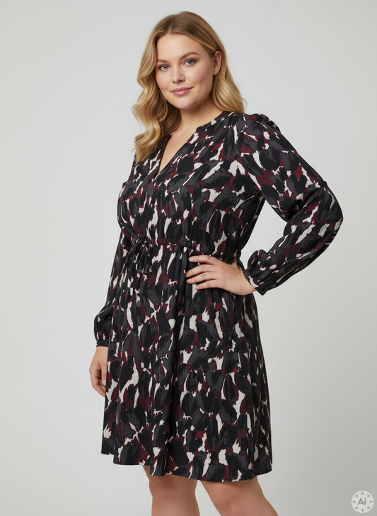 VMCFANINI - Langærmet Kjole