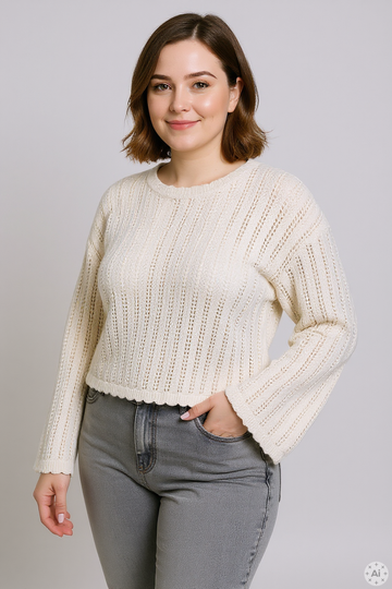 NMLaika - Strik Bluse