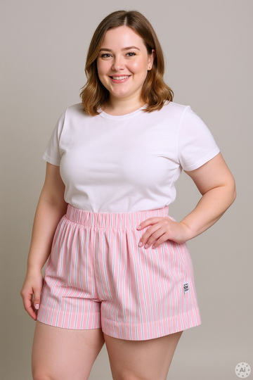 NMFrida - Stribet Shorts