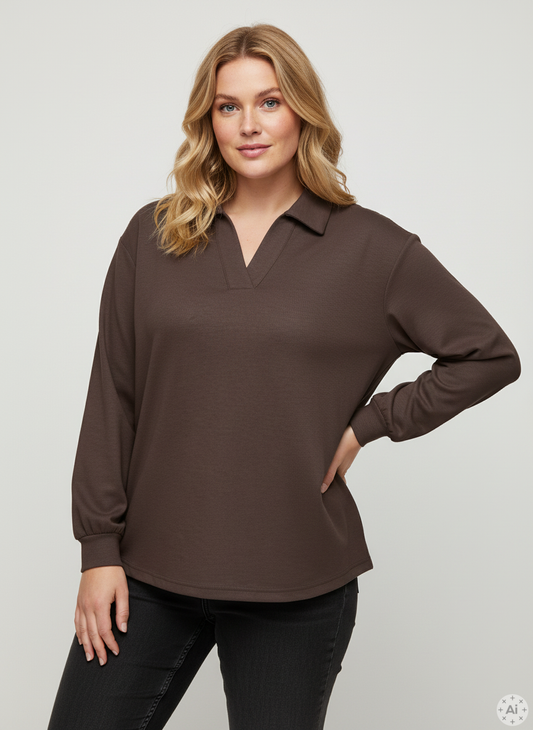 CarGretchen - Polokrave Bluse