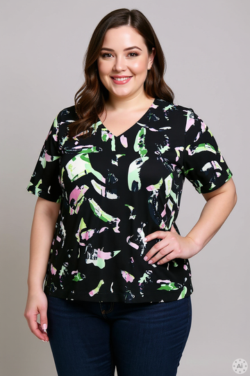 CARDIFA - Kortærmet Bluse