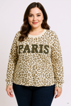 VMCTRES BIEN - Strikbluse med Teddy-print