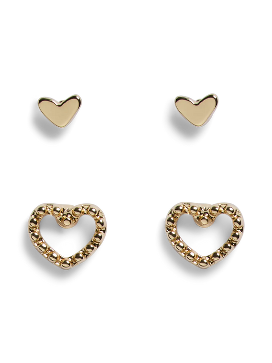 PcGitta - Øreringe 2-pak Guld