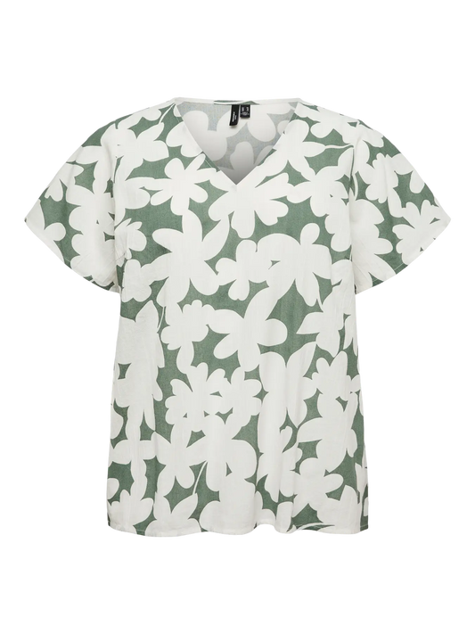 VmcDicthe - Bluse med V-hals