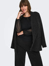 CarElly - Sort Blazer med Glimmer