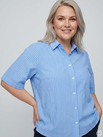 Cardea - blå skjorte