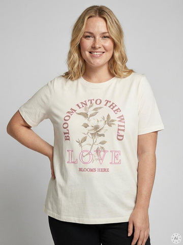 Carpayton t-skjorte med rund hals og trykk