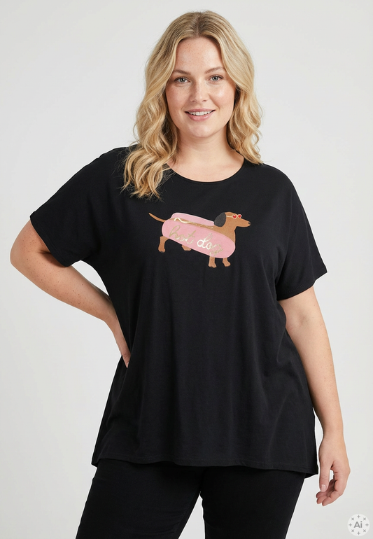 OxT-shirt - T-shirt (Hot Dog print)