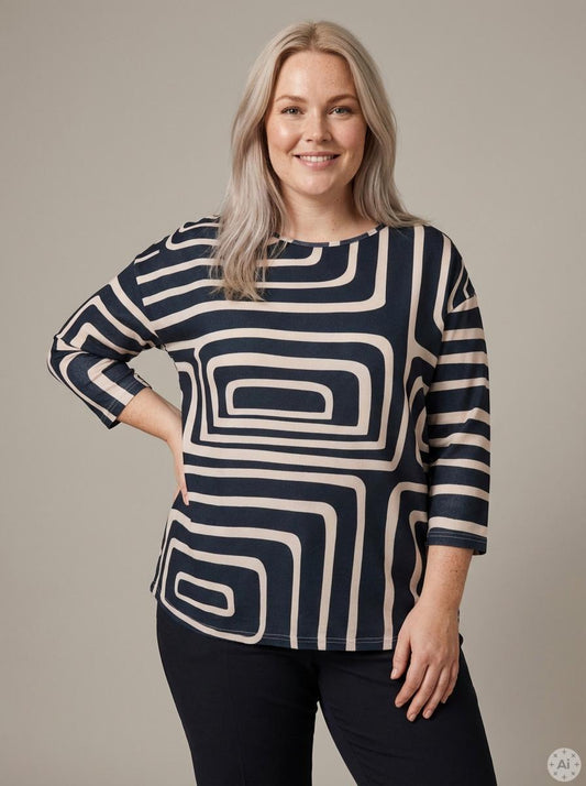 CarAlba - Bluse 3/4 Ærmer