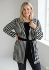 OxKnitted - 62857 cardigan med belte