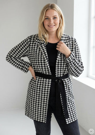 OxKnitted - 62857 cardigan med belte