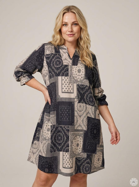 Vanting 9698 - Viskosekjole