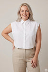 CF-Collarina - Hvit snydekrage
