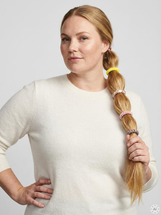 PcJasmina - hårstrikk 5-pakning