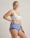TsISA - Stribet Rib Midi Panties