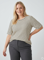 VmcOhia - Stribet Bluse