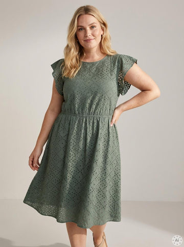 VmcTassa - Kjole med Flæseærmer