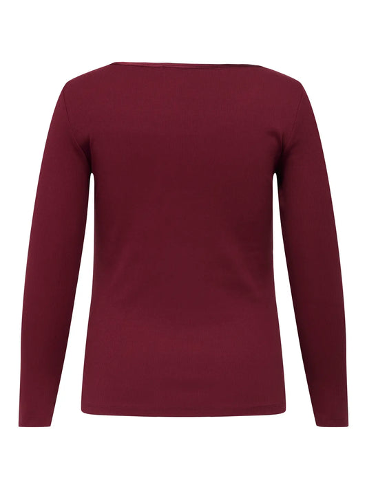 CARRIBBI - Rib Bluse