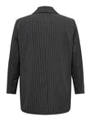 CarBrie - Oversize Pinstripe Blazer